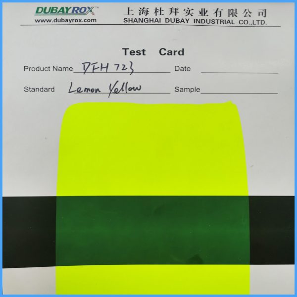 油墨涂料荧光色粉 日光型通用彩绘荧光颜料油漆调色荧光颜料 荧光柠檬黄DFH723